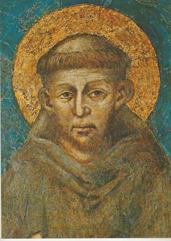 Cimabue: chiesa sup. d'Assisi, ritratto di san Francesco 